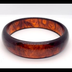 Vintage RootBeer Bakelite Bangle Bracelet